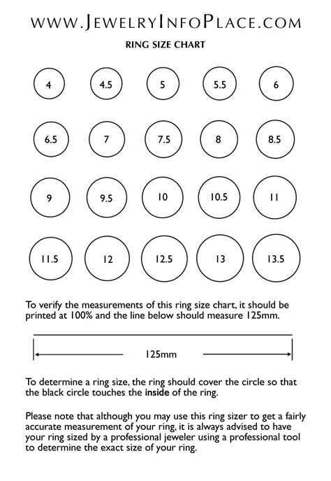 ring size chart printable.